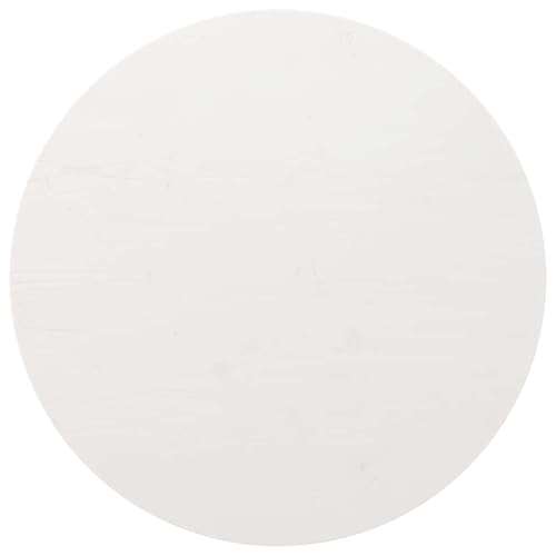 Eleganz Runde Tischplatte aus massivem Kiefernholz Ø90x3 cm - Natürlich & langlebig für Wohnzimmer, Küche oder Garten von Eleganz