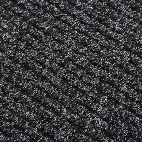 Eleganz Schmutzfänger 100x300 cm Anthrazit - Hochwertiger Teppich für Eingangsbereich & Flur | rutschfest, Pflegeleicht (70% PP, 30% PES) | Ideal für Haushalt mit Haustieren & Kinder von Eleganz