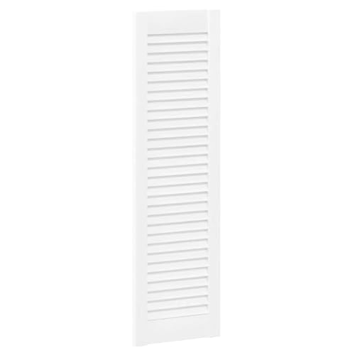 Eleganz Schranktür mit Lamellen-Design in Weiß 99x29,5 cm - Moderne Wohnzimmertür für Schrank oder Sideboard Eleganz Schranktür mit Lamellen-Design in Weiß 99x29,5 cm - Moderne Wohnzimmertür für Schrank oder Sideboard von Eleganz
