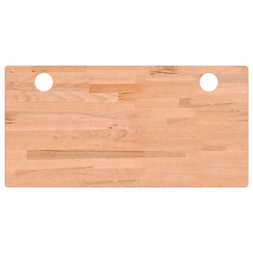 Eleganz Schreibtischplatte aus massivem Buchenholz 100x50x2,5 cm - langlebig & stabil für Homeoffice oder Büro - lackierte Oberfläche für einfache Pflege Eleganz Schreibtischplatte aus massivem Buchenholz 100x50x2,5 cm - langlebig & stabil für Homeoffice oder Büro - lackierte Oberfläche für einfache Pflege von Eleganz