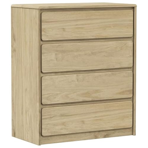 Eleganz Schubladenschrank SAUDA aus Massivholz in Eiche-Optik 76,5x39x91 cm | Wohnzimmermöbel-Set für mehr Ordnung | Stabile Aufbewahrung für kleine Räume Eleganz Schubladenschrank SAUDA aus Massivholz in Eiche-Optik 76,5x39x91 cm | Wohnzimmermöbel-Set für mehr Ordnung | Stabile Aufbewahrung für kleine Räume von Eleganz