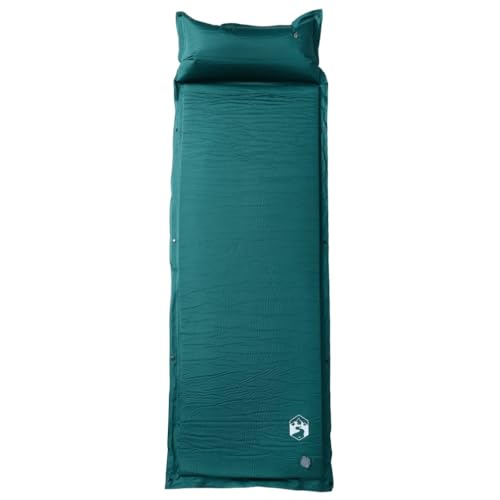 Eleganz Selbstaufblasende Isomatte mit Kissen Grün - 19D-Schaum & PVC-beschichteter Stoff - Leicht & Kompakt für Camping & Wandern - Perfekt für Outdoor-Abenteuer Eleganz Selbstaufblasende Isomatte mit Kissen Grün - 19D-Schaum & PVC-beschichteter Stoff - Leicht & Kompakt für Camping & Wandern - Perfekt für Outdoor-Abenteuer von Eleganz