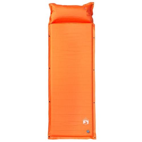 Eleganz Selbstaufblasende Isomatte mit Kissen Orange - 19D-Schaum & PVC-beschichteter Stoff - Leicht & Kompakt für Camping & Wandern - Perfekt für Outdoor-Abenteuer Eleganz Selbstaufblasende Isomatte mit Kissen Orange - 19D-Schaum & PVC-beschichteter Stoff - Leicht & Kompakt für Camping & Wandern - Perfekt für Outdoor-Abenteuer von Eleganz