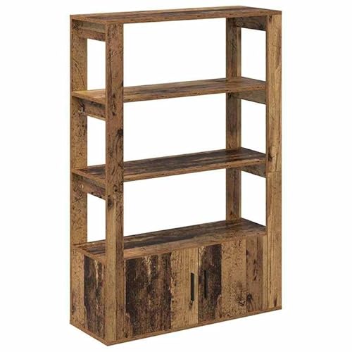 Eleganz Sideboard Altholz 30 x 80 x 119.5 cm aus Holzwerkstoff – Schlichter Kleiderschrank für Wohnzimmer, Schlafzimmer & Flur – Stilvolle Aufbewahrung mit Vintage-Look von Eleganz