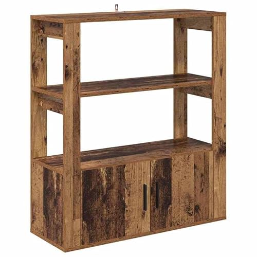 Eleganz Sideboard Altholz 80 cm | Vintage Kleiderschrank aus Holzwerkstoff | Schlafzimmer & Wohnzimmer Kommode | Stilvoll & Langlebig von Eleganz