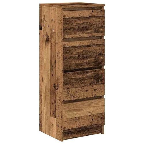 Eleganz Sideboard Altholz-Optik 37,5x35x99 cm Wohnzimmermöbel aus Holzwerkstoff - Rustikales Schrankmöbel mit Stauraum für Wohnzimmer, Esszimmer oder Flur Eleganz Sideboard Altholz-Optik 37,5x35x99 cm Wohnzimmermöbel aus Holzwerkstoff - Rustikales Schrankmöbel mit Stauraum für Wohnzimmer, Esszimmer oder Flur von Eleganz