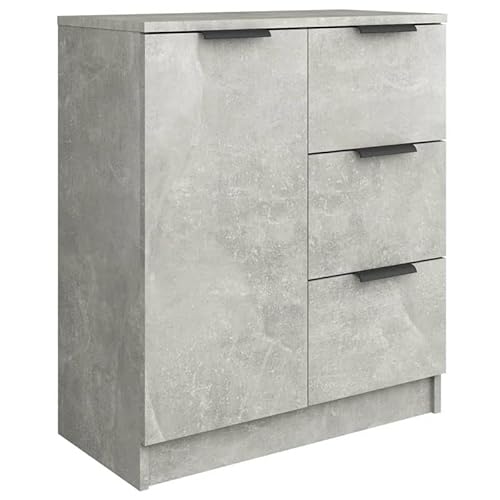 Eleganz Sideboard Betongrau 60x30x70 cm - Wohnzimmermöbel aus Holzwerkstoff, modernes Schrankdesign für kleine Räume, stylisches Stauraum-Möbel Eleganz Sideboard Betongrau 60x30x70 cm - Wohnzimmermöbel aus Holzwerkstoff, modernes Schrankdesign für kleine Räume, stylisches Stauraum-Möbel von Eleganz