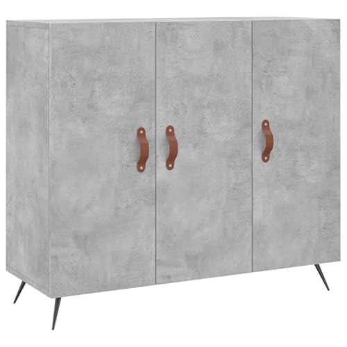 Eleganz Sideboard Betongrau 90x34x80 cm | Modernes Wohnzimmermöbel-Set aus Holzwerkstoff & Metall | Stauraumlösung für kleine Räume | Langlebig & Stilvoll Eleganz Sideboard Betongrau 90x34x80 cm | Modernes Wohnzimmermöbel-Set aus Holzwerkstoff & Metall | Stauraumlösung für kleine Räume | Langlebig & Stilvoll von Eleganz