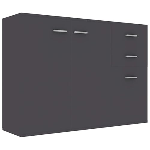 Eleganz Sideboard Grau 105x30x75 cm - Modernes Wohnzimmermöbel aus Holzwerkstoff, Schlichter Stauraum für Wohnzimmer & Flur, Langlebig & Stilvoll Eleganz Sideboard Grau 105x30x75 cm - Modernes Wohnzimmermöbel aus Holzwerkstoff, Schlichter Stauraum für Wohnzimmer & Flur, Langlebig & Stilvoll von Eleganz