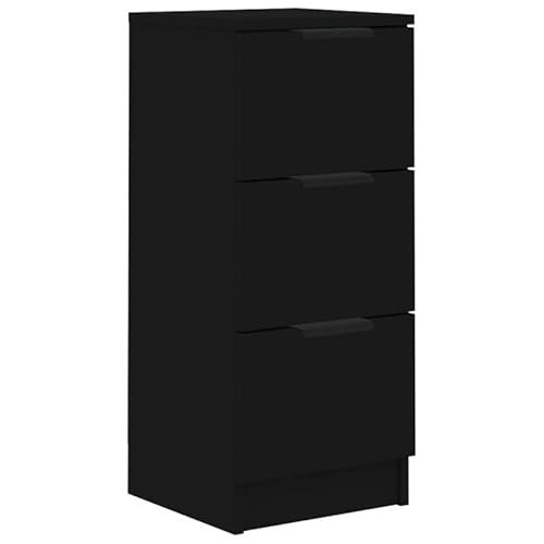 Eleganz Sideboard Schwarz 30x30x70 cm aus Holzwerkstoff - Modernes Wohnzimmermöbel mit Stauraum, ideal für kleine Räume & Wohnzimmer-Sets Eleganz Sideboard Schwarz 30x30x70 cm aus Holzwerkstoff - Modernes Wohnzimmermöbel mit Stauraum, ideal für kleine Räume & Wohnzimmer-Sets von Eleganz