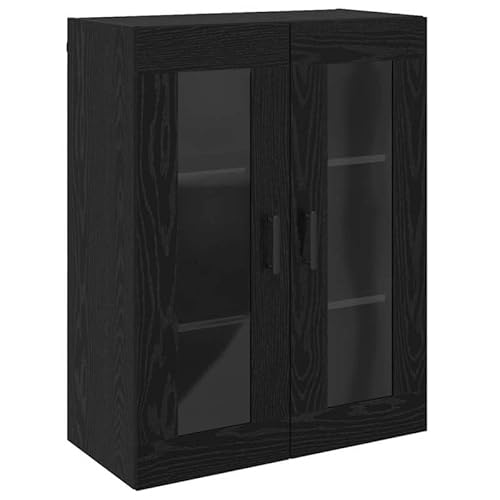 Eleganz Sideboard Schwarz 69,5 cm - Modernes Wohnzimmermöbel aus Holzwerkstoff - Stauraum Lösung für kleine Räume - Hochglanz Front Eleganz Sideboard Schwarz 69,5 cm - Modernes Wohnzimmermöbel aus Holzwerkstoff - Stauraum Lösung für kleine Räume - Hochglanz Front von Eleganz