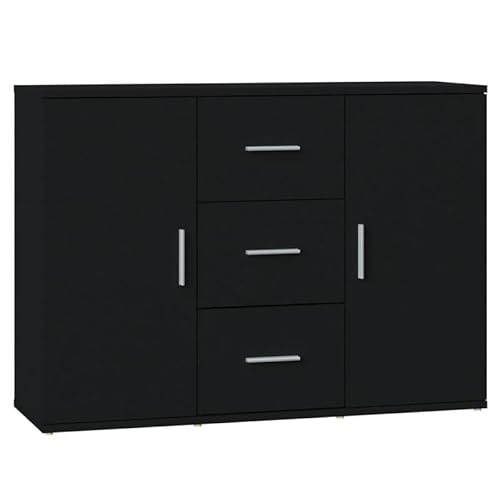 Eleganz Sideboard Schwarz 91x29,5x65 cm aus Holzwerkstoff - Modernes Wohnzimmermöbel für stilvolle Aufbewahrung, Platzsparend & Langlebig Eleganz Sideboard Schwarz 91x29,5x65 cm aus Holzwerkstoff - Modernes Wohnzimmermöbel für stilvolle Aufbewahrung, Platzsparend & Langlebig von Eleganz