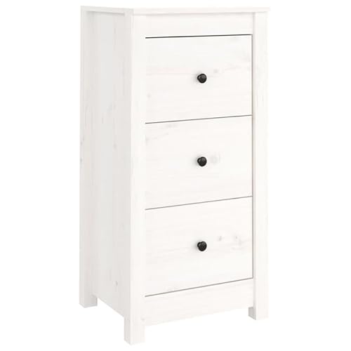 Eleganz Sideboard Weiß 40x35x80 cm aus massivem Kiefernholz – Wohnzimmermöbel-Set mit viel Stauraum, langlebig & natürlich | Perfekt für kleine Räume Eleganz Sideboard Weiß 40x35x80 cm aus massivem Kiefernholz – Wohnzimmermöbel-Set mit viel Stauraum, langlebig & natürlich | Perfekt für kleine Räume von Eleganz