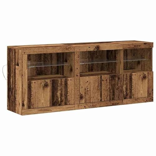 Eleganz Sideboard aus Holzwerkstoff, Wohnzimmermöbel-Set im Landhausstil, 162 x 37 x 67 cm, stilvolles Aufbewahrungsmöbel für Wohnzimmer & Flur, robust & langlebig Eleganz Sideboard aus Holzwerkstoff, Wohnzimmermöbel-Set im Landhausstil, 162 x 37 x 67 cm, stilvolles Aufbewahrungsmöbel für Wohnzimmer & Flur, robust & langlebig von Eleganz