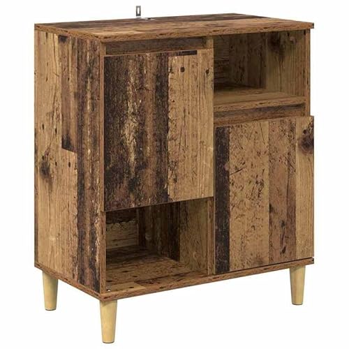 Eleganz Sideboard aus Holzwerkstoff 35x60x70 cm - Modernes Schrankmöbel für Wohnzimmer & Flur - Stilvolles Aufbewahrungsmöbel mit Altholz-Optik - Platzsparend & Langlebig Eleganz Sideboard aus Holzwerkstoff 35x60x70 cm - Modernes Schrankmöbel für Wohnzimmer & Flur - Stilvolles Aufbewahrungsmöbel mit Altholz-Optik - Platzsparend & Langlebig von Eleganz