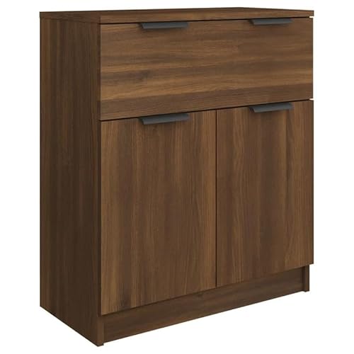 Eleganz Sideboard in Braun mit Eichen-Optik 60x30x70 cm aus Holzwerkstoff - Wohnzimmermöbel-Set für Moderne Einrichtung, stylisches Aufbewahrungsmöbel Eleganz Sideboard in Braun mit Eichen-Optik 60x30x70 cm aus Holzwerkstoff - Wohnzimmermöbel-Set für Moderne Einrichtung, stylisches Aufbewahrungsmöbel von Eleganz