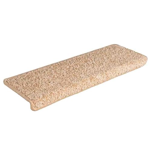 Eleganz Stufenmatten 30 STK. 65x21x4 cm Golden – Nadelgestanztes Gewebe (100% Polypropylen) – rutschfest & Langlebig – Ideal für Treppen & Eingangsbereiche von Eleganz