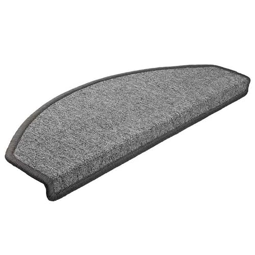 Eleganz Stufenmatten 30 STK. Dunkelgrau 65x24x4 cm - 100% PP Getuftet, Langlebig & rutschfest - Ideal für Treppen, Flure & Eingangsbereiche von Eleganz