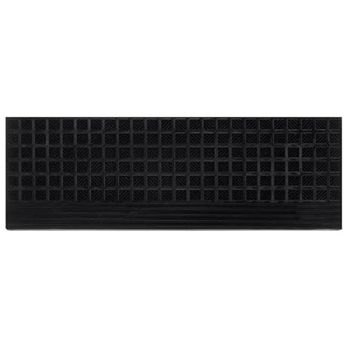 Eleganz Stufenmatten 5 STK. 25x75 cm Gummi - rutschfeste Teppiche für Treppen und Eingangsbereiche - Langlebig und pflegeleicht von Eleganz
