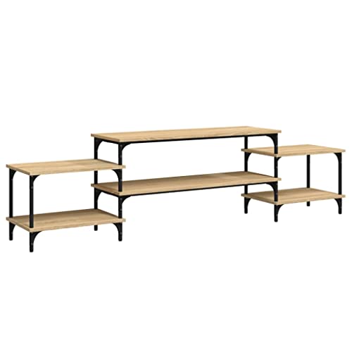 Eleganz TV-Schrank Sonoma-Eiche 197x35x52 cm aus Holzwerkstoff und Stahl – Moderner Lautsprecher-Schrank für Wohnzimmer, langlebig und platzsparend Eleganz TV-Schrank Sonoma-Eiche 197x35x52 cm aus Holzwerkstoff und Stahl – Moderner Lautsprecher-Schrank für Wohnzimmer, langlebig und platzsparend von Eleganz