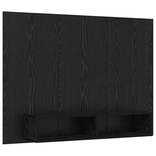 Eleganz TV Schrank aus Holzwerkstoff in schwarz Eiche 120x90x23,5 cm - Moderner Wandschrank für Wohnzimmer, Schlafzimmer & Büro - Stauraumlösung für TV & Medien Eleganz TV Schrank aus Holzwerkstoff in schwarz Eiche 120x90x23,5 cm - Moderner Wandschrank für Wohnzimmer, Schlafzimmer & Büro - Stauraumlösung für TV & Medien von Eleganz