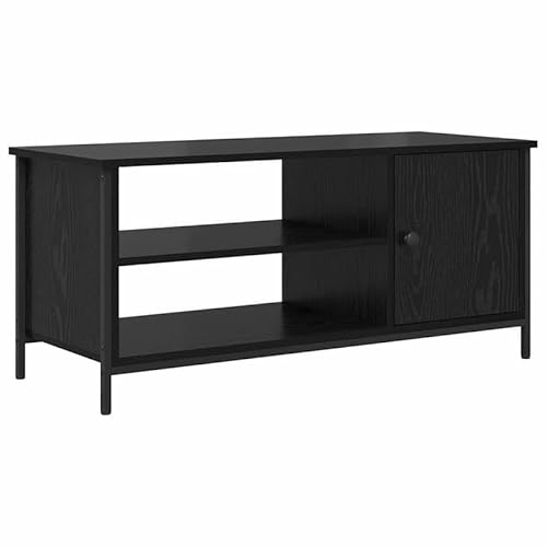 Eleganz TV-Schrank aus Holzwerkstoff in schwarzer Eiche 100 x 40 x 45 cm - Moderner TV-Möbel für Wohnzimmer, Schlafzimmer - Stabile Aufbewahrung für TV & Medien - Platzsparend & langlebig Eleganz TV-Schrank aus Holzwerkstoff in schwarzer Eiche 100 x 40 x 45 cm - Moderner TV-Möbel für Wohnzimmer, Schlafzimmer - Stabile Aufbewahrung für TV & Medien - Platzsparend & langlebig von Eleganz