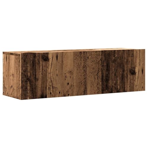 Eleganz TV-Wandschrank in Altholz-Optik 100x30x30 cm aus Holzwerkstoff - Moderner Lautsprecher-Schrank für Wohnzimmer, langlebig und platzsparend Eleganz TV-Wandschrank in Altholz-Optik 100x30x30 cm aus Holzwerkstoff - Moderner Lautsprecher-Schrank für Wohnzimmer, langlebig und platzsparend von Eleganz