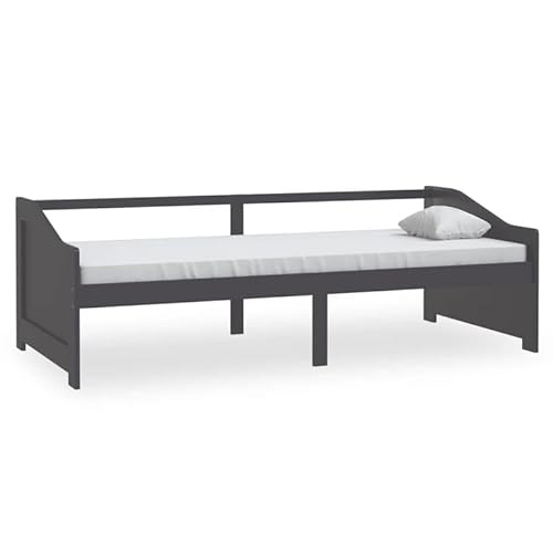Eleganz Tagesbett 3-Sitzer Dunkelgrau aus Massivholz Kiefer 90x200 cm - Langlebiges Sofabett für Wohnzimmer & Gastbereich - Perfekt für kleine Räume & Besucher Eleganz Tagesbett 3-Sitzer Dunkelgrau aus Massivholz Kiefer 90x200 cm - Langlebiges Sofabett für Wohnzimmer & Gastbereich - Perfekt für kleine Räume & Besucher von Eleganz