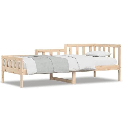 Eleganz Tagesbett ohne Matratze 90x190 cm aus Massivholz Kiefer - Robustes Kinderbett oder Gästebett für kleine Räume - Natürliches & Langlebiges Design Eleganz Tagesbett ohne Matratze 90x190 cm aus Massivholz Kiefer - Robustes Kinderbett oder Gästebett für kleine Räume - Natürliches & Langlebiges Design von Eleganz