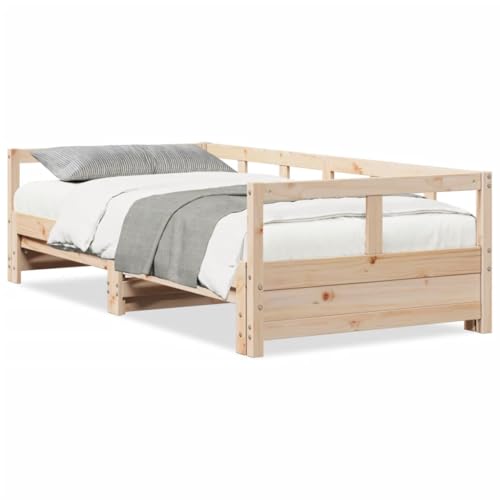 Eleganz Tagesbett ohne Matratze 90x200 cm aus Massivholz Kiefer | Kinderbett oder Gästebett | Langlebig & Natürlich | Ideal für kleine Räume Eleganz Tagesbett ohne Matratze 90x200 cm aus Massivholz Kiefer | Kinderbett oder Gästebett | Langlebig & Natürlich | Ideal für kleine Räume von Eleganz