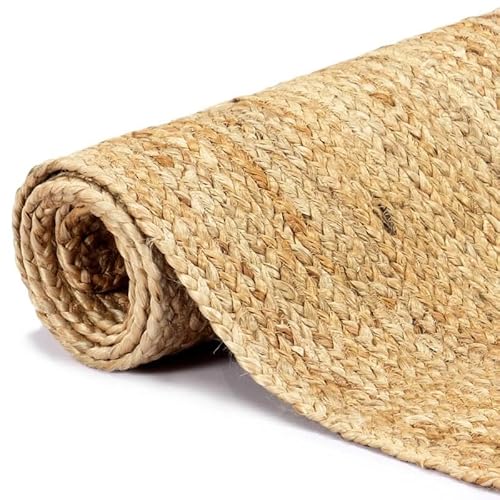 Eleganz Teppich Handgefertigt aus geflochtener Jute 200x300 cm - Naturfarben, robust & langlebig - Ideal für Wohnzimmer, Schlafzimmer oder Büro - Ökologisch nachhaltiger Bodenbelag Eleganz Teppich Handgefertigt aus geflochtener Jute 200x300 cm - Naturfarben, robust & langlebig - Ideal für Wohnzimmer, Schlafzimmer oder Büro - Ökologisch nachhaltiger Bodenbelag von Eleganz