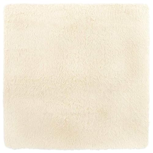 Eleganz Teppich Shaggy Hochflor NAVARRA Creme 200x200 cm - 100% Polyester, weich & langlebig, ideal für Wohnzimmer & Schlafzimmer, modernes Design Eleganz Teppich Shaggy Hochflor NAVARRA Creme 200x200 cm - 100% Polyester, weich & langlebig, ideal für Wohnzimmer & Schlafzimmer, modernes Design von Eleganz