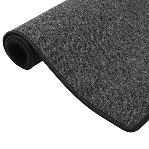 Eleganz Teppichläufer Anthrazit 50x300 cm - Nadelvlies Teppich für Flur & Eingangsbereich - 100% Polypropylen, strapazierfähig & rutschfest - Ideal für hohe Laufleistung Eleganz Teppichläufer Anthrazit 50x300 cm - Nadelvlies Teppich für Flur & Eingangsbereich - 100% Polypropylen, strapazierfähig & rutschfest - Ideal für hohe Laufleistung von Eleganz