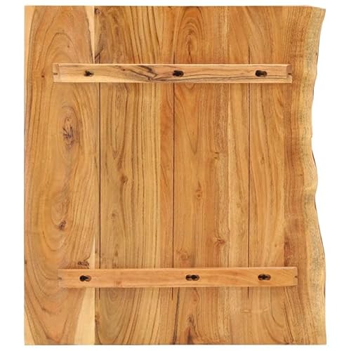 Eleganz Tischplatte aus massivem Akazienholz fürs Badezimmer 58x52x2,5 cm - Naturbelassen & langlebig - Perfekte Passform für Waschtische Eleganz Tischplatte aus massivem Akazienholz fürs Badezimmer 58x52x2,5 cm - Naturbelassen & langlebig - Perfekte Passform für Waschtische von Eleganz