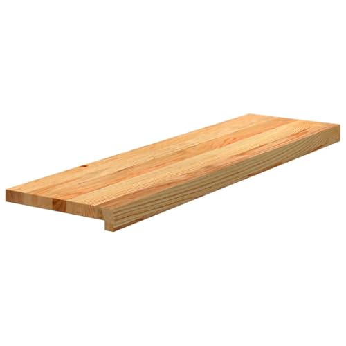 Eleganz Treppenstufen aus Massivholz Eiche - 12 Stück Hellbraun 90x25x2 cm - langlebig & naturbelassen für innen und außen - perfekt für Treppen und Terrassen Eleganz Treppenstufen aus Massivholz Eiche - 12 Stück Hellbraun 90x25x2 cm - langlebig & naturbelassen für innen und außen - perfekt für Treppen und Terrassen von Eleganz
