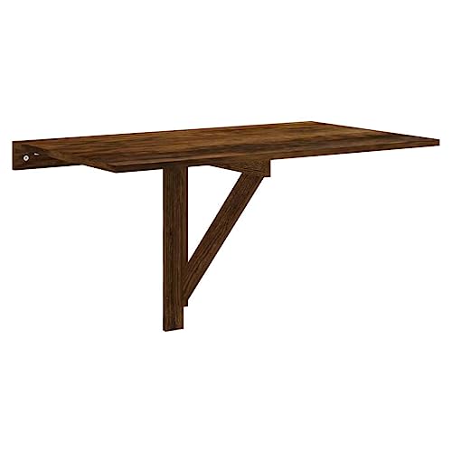Eleganz Wand-Klapptisch aus Holzwerkstoff 100x60x56 cm - Platzsparend & Stilvoll für kleine Wohnungen, Küche oder Balkon - Praktische Lösung für mehr Flexibilität von Eleganz