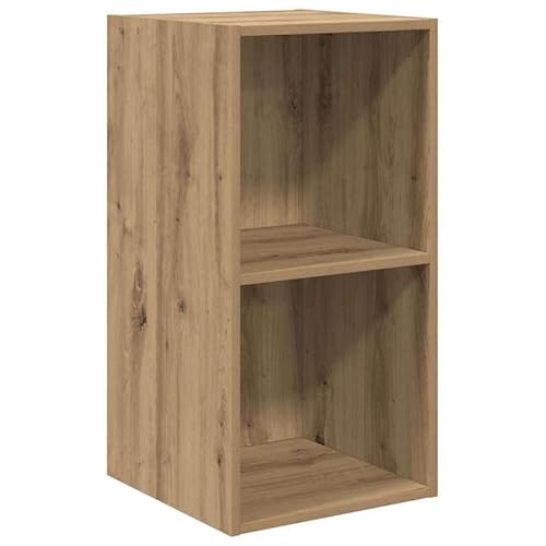 Eleganz Wandmontierter TV Schrank aus Eiche - Platzsparend & Modern 37x37x72 cm - Holzwerkstoff - Perfekt für kleine Räume & Wohnzimmer von Eleganz