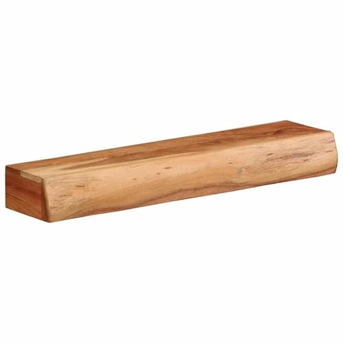 Eleganz Wandregal 2er-Set aus Akazien-Massivholz (60x17x8 cm) | Natürliche Oberfläche | Stabile Regale für Wohnzimmer, Küche oder Büro | Langlebig & Umweltfreundlich von Eleganz