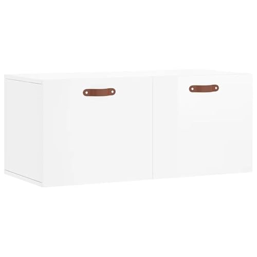 Eleganz Wandschrank Hochglanz-Weiß 80x36,5x35 cm | Wohnzimmermöbel-Set aus Holzwerkstoff | Platzsparend & modern | Ideal für kleine Räume & Wohnzimmer Eleganz Wandschrank Hochglanz-Weiß 80x36,5x35 cm | Wohnzimmermöbel-Set aus Holzwerkstoff | Platzsparend & modern | Ideal für kleine Räume & Wohnzimmer von Eleganz