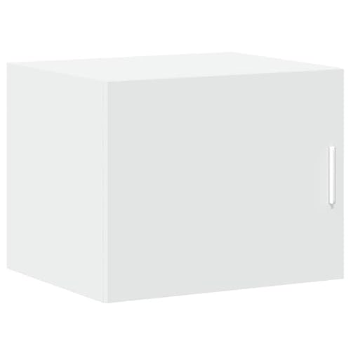 Eleganz Wandschrank Weiß 50x42,5x40 cm aus Holzwerkstoff - Moderner Stauraum für Wohnzimmer & Flur - Platzsparend & Langlebig von Eleganz