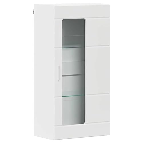 Eleganz Wandschrank Weiß 55x29x100 cm - Moderner Wohnzimmerschrank aus Holzwerkstoff - Platzsparend & Stilvoll - Perfekt für kleine Räume Eleganz Wandschrank Weiß 55x29x100 cm - Moderner Wohnzimmerschrank aus Holzwerkstoff - Platzsparend & Stilvoll - Perfekt für kleine Räume von Eleganz