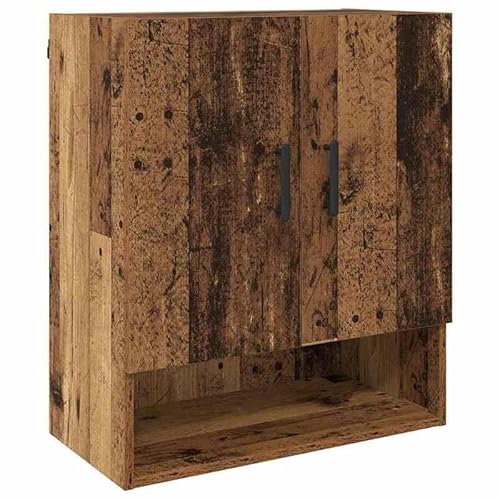 Eleganz Wandschrank aus Holzwerkstoff 60x31x70 cm - Raumsparendes Wohnzimmermöbel-Set im Altholz-Look - Stilvoll & Funktional Eleganz Wandschrank aus Holzwerkstoff 60x31x70 cm - Raumsparendes Wohnzimmermöbel-Set im Altholz-Look - Stilvoll & Funktional von Eleganz