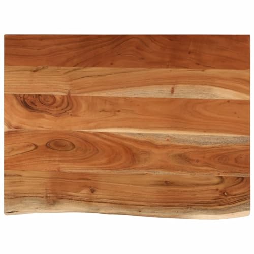Eleganz Waschtischplatte 80x60 cm Massivholz Akazie - Rechteckige Tischplatte für Bad & Waschbecken, Langlebig & Natürlich - Perfekt für Moderne Badezimmer von Eleganz