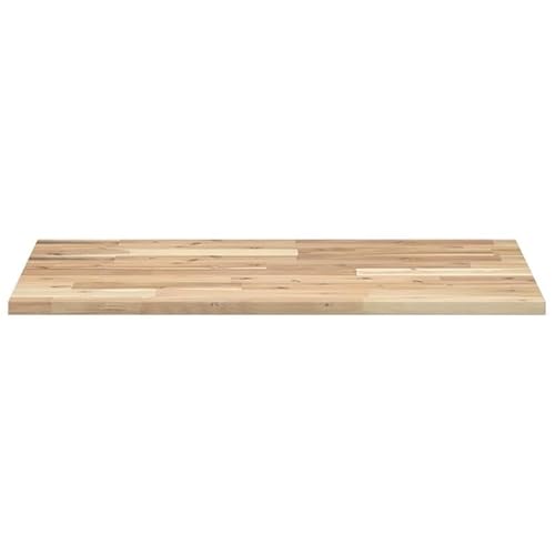 Eleganz Waschtischplatte aus massivem Akazienholz (unbehandelt) 100x50x2 cm - Natürliches Badezimmermöbel-Set für modernes Ambiente | Langlebig & umweltfreundlich von Eleganz