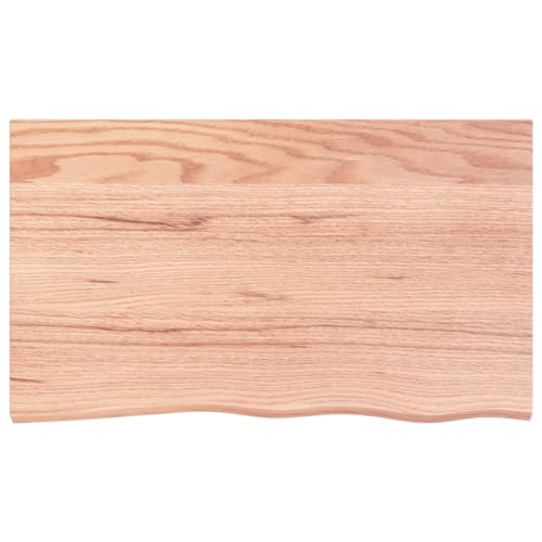 Eleganz Waschtischplatte mit Halterung aus massivem Eichenholz und Stahl – Langlebiges Badezimmermöbel-Set für stilvolles Design und hohe Stabilität von Eleganz