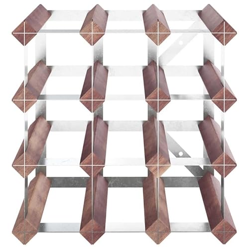 Eleganz Weinregal für 12 Flaschen aus massivem Kiefernholz - Natürliches & stabiles Weinkellerei-Regal für Küche, Keller oder Wohnzimmer - Platzsparend & langlebig Eleganz Weinregal für 12 Flaschen aus massivem Kiefernholz - Natürliches & stabiles Weinkellerei-Regal für Küche, Keller oder Wohnzimmer - Platzsparend & langlebig von Eleganz