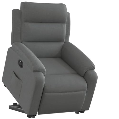 Elektrischer Relaxsessel mit Aufstehhilfe - Dunkelgrauer Stoff-Ottoman für Wohnzimmer & Schlafzimmer - Bequem & Stilvoll Elektrischer Relaxsessel mit Aufstehhilfe - Dunkelgrauer Stoff-Ottoman für Wohnzimmer & Schlafzimmer - Bequem & Stilvoll von Eleganz