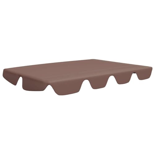 Ersatzdach für Hollywoodschaukel Braun 188168x145110 cm - 100% Polyester mit PVC-Beschichtung - Wetterfest & Langlebig - Ideal für Pavillon-Rahmen von Eleganz