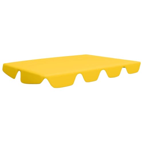 Ersatzdach für Hollywoodschaukel Gelb 188/168x145/110 cm - Pavillon-Rahmen aus 100% Polyester mit PVC-Beschichtung - Wetterfest & Langlebig Ersatzdach für Hollywoodschaukel Gelb 188/168x145/110 cm - Pavillon-Rahmen aus 100% Polyester mit PVC-Beschichtung - Wetterfest & Langlebig von Eleganz