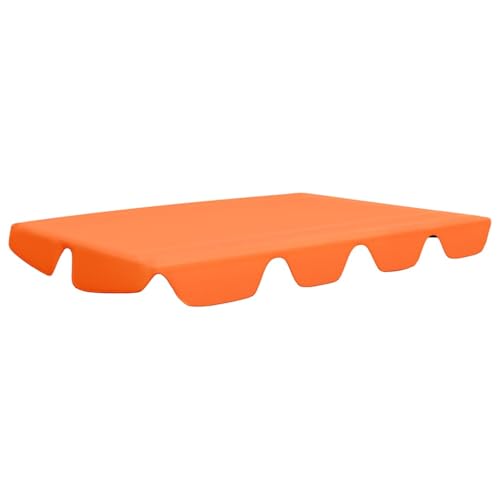 Ersatzdach für Hollywoodschaukel Orange 150/130x105/70 cm - 100% Polyester mit PVC-Beschichtung - Langlebig & Wetterfest - Ideal für Garten & Terrasse von Eleganz